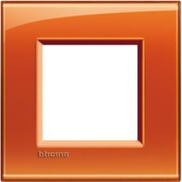 Рамка BTicino LivingLight LNA4802OD (глубокий оранжевый)