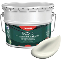 Краска Finntella Eco 3 Wash and Clean Antiikki F-08-1-9-LG41 9 л (белый)