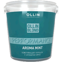 Обесцвечивающая пудра Ollin Professional Осветляющий порошок с ароматом мяты Performance (500 г)