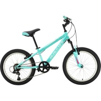 Детский велосипед Black One Ice Girl 20 2021 (бирюзовый/белый)