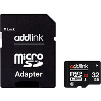 Карта памяти Addlink microSDHC 32GB (Class 10) + адаптер [AD32GBMSH310A]