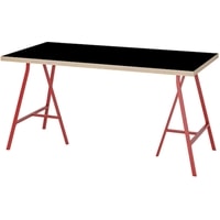 Стол Ikea Линнмон/Лерберг (черный/красный) 293.310.52