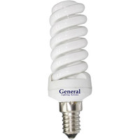 Люминесцентная лампа General Lighting Full Spiral T2 E14 15 Вт 2700 К [7215]