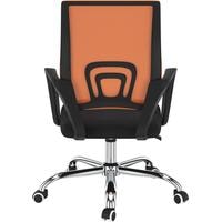 Кресло LoftyHome Staff (черный/оранжевый)
