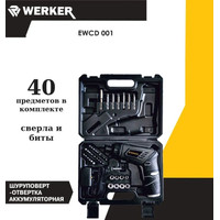 Электроотвертка Werker EWCD 001 (с 1-им АКБ, кейс)
