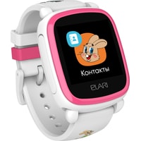 Детские умные часы Elari KidPhone Ну, погоди! (белый)