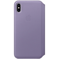 Чехол для телефона Apple Leather Folio для iPhone XS Max (лиловый)