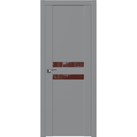 Межкомнатная дверь ProfilDoors 2.03U L 60x200 (манхэттен, стекло коричневый лак)