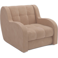 Кресло-кровать Мебель-АРС Аккордеон Барон (велюр, бежевый Luna 061)