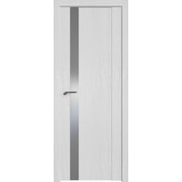 Межкомнатная дверь ProfilDoors 62XN L 60x200 (монблан/стекло серебряный лак)