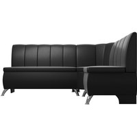 Угловой диван Mebelico Кантри 60338 (черный)