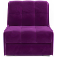 Кресло-кровать Мебель-АРС Барон №2 (микровельвет, фиолетовый) в Солигорске