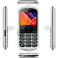 Кнопочный телефон Ginzzu R12D White