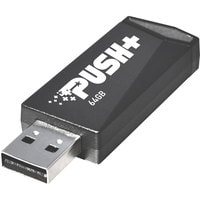 USB Flash Patriot Push+ 64GB (черный)