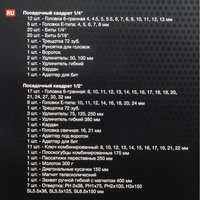 Универсальный набор инструментов ForceKraft FK-41241-5 (124 предмета)