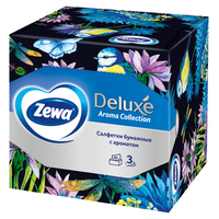 Бумажные салфетки Zewa Deluxe Aroma Collection 3 слоя (60 шт)