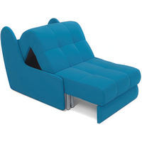 Кресло-кровать Мебель-АРС Барон №2 (рогожка, синий)