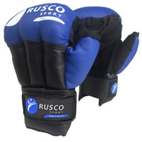 Тренировочные перчатки Rusco Sport Классик (2oz, синий)