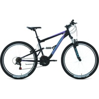 Велосипед Forward Raptor 27.5 1.0 р.18 2020 (черный/фиолетовый)