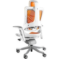Кресло UNIQUE Wau 2 Elastomer (белый/оранжевый)