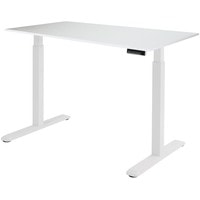 Стол для работы стоя ErgoSmart Electric Desk 1380x800x18 мм (альпийский белый/белый)