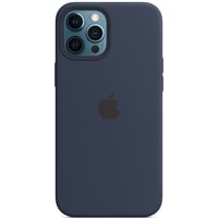 Чехол для телефона Apple MagSafe Silicone Case для iPhone 12 Pro Max (темный ультрамарин)