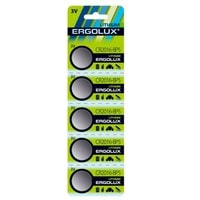 Батарейка Ergolux CR2016 BL-5 5шт