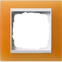 Рамка Gira Event Opaque 0211 397 (оранжевый/белый глянцевый)