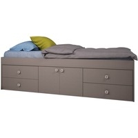 Кровать Polini Kids Simple 3150 190x90 (4 ящика, серый)