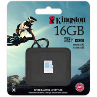 Карта памяти Kingston microSDHC (Class 10) U3 16GB [SDCAC/16GBSP]