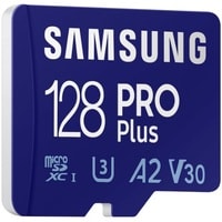 Карта памяти Samsung PRO Plus microSDXC 128GB (с адаптером)