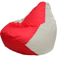 Кресло-мешок Flagman Груша Макси Г2.1-181 (белый/красный)