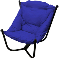 Кресло M-Group Чил 12360410 (черный/синяя подушка)