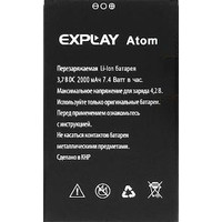 Аккумулятор для телефона Explay Atom
