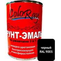Грунт-эмаль ColoRay 3 в 1 черный (2.7 кг)