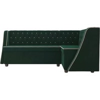 Угловой диван Лига диванов Лофт 104588 (правый, зеленый)