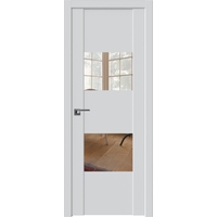 Межкомнатная дверь ProfilDoors 21U L 80x200 (аляска, стекло зеркало)