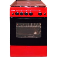 Кухонная плита Лысьва ГП 400 МС-2у (вишневый, стеклянная крышка)
