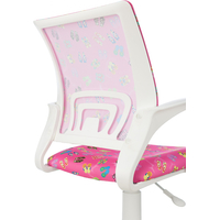 Компьютерное кресло Бюрократ Burokids 1W 1920845 (розовый сланцы/пластик белый)