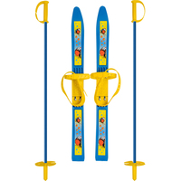 Лыжи Цикл Олимпик-Спорт Снегири 66 см с палками 75 см