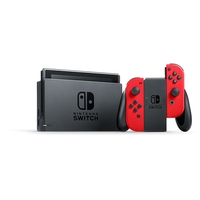 Игровая приставка Nintendo Switch + Super Mario Odyssey (красный)