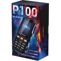 Кнопочный телефон Maxvi P100 (зеленый)