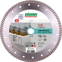 Отрезной диск алмазный  Distar 1A1R Turbo 230x2.6x9x22.23 Bestseller Universal 10215129017