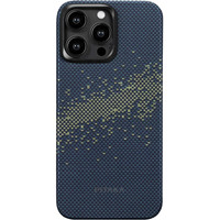 Чехол для телефона Pitaka MagEZ Case 4 для iPhone 15 Pro (milky way galaxy, синий)