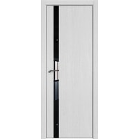 Межкомнатная дверь ProfilDoors 6ZN 60x200 (монблан/стекло черный лак)