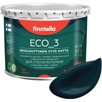 Краска Finntella Eco 3 Wash and Clean Ukonilma F-08-1-9-LG208 9 л (темно-зеленый)