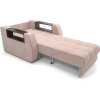 Кресло-кровать Мебель-АРС Барон №3 (микровельвет, бежевый кордрой)