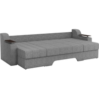П-образный диван Mebelico Сенатор 59369 (рогожка, серый)