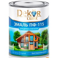 Эмаль Dekor ПФ-115 0.8 кг (вишневый)