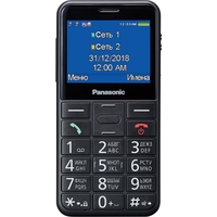 Кнопочный телефон Panasonic KX-TU150RU (черный)